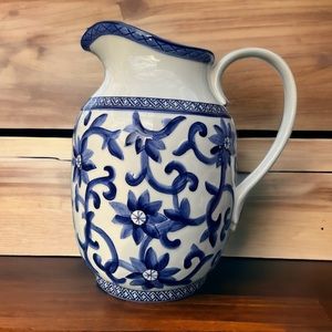 Mandarin Blue by RALPH LAUREN CHINA 96 Oz Pitcher Discontinued Piece